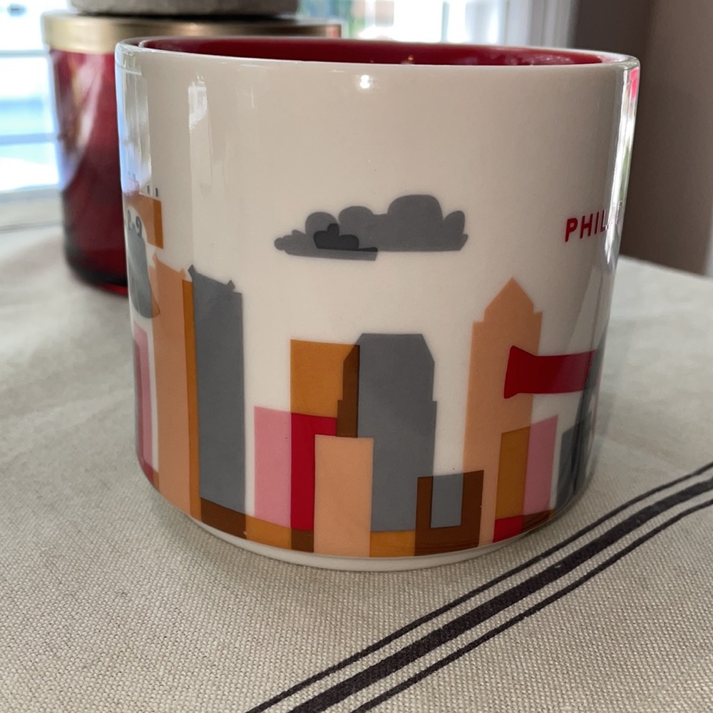 Starbucks YOU ARE HERE Collection Coffee Mug. PHILADELPHIA  EUC - LIKE NEW! - Picture 2 of 7